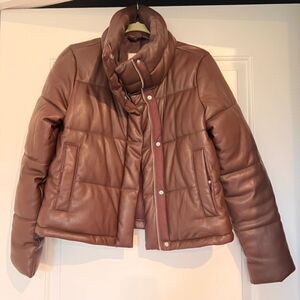 Abercrombie & Fitch Mini Ultra Puffer Jacket - Dark Espresso Brown - Small